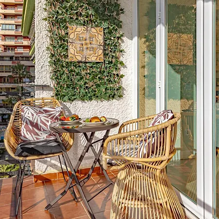 Lägenhet Boho Chic Apt, Frontline Sea & Paseo Views *